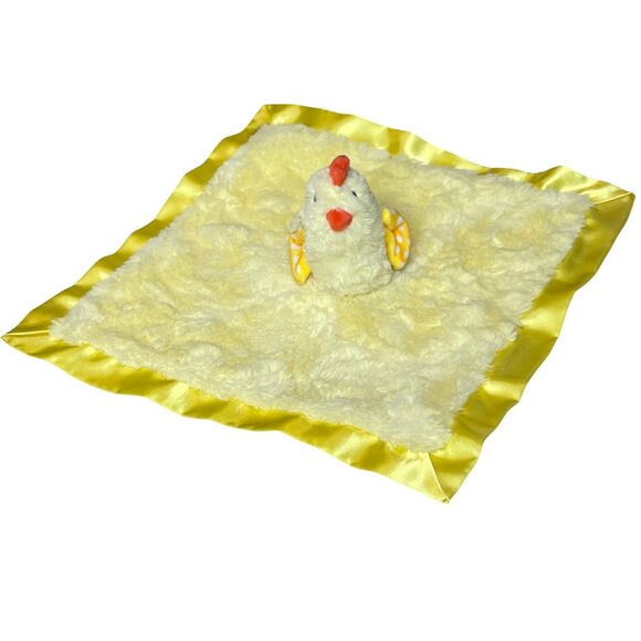Cloud Island Baby Lovey Security Blanket Chick Plush 14"x14" - Picture 1 of 11